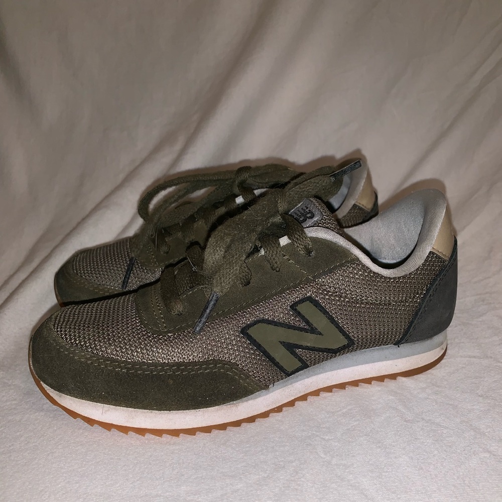 Kids Olive New Balance 501 Sneaker